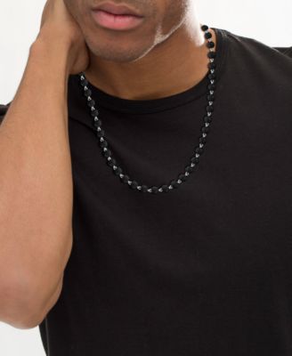 Men's Black Diamond Necklace (4 ct. t.w.) in Silver