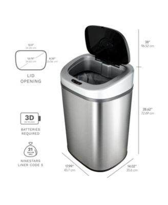21 Gallons Automatic Touchless Kitchen Trash Can with Lid, Motion Sensor Trash Can for Kitchen