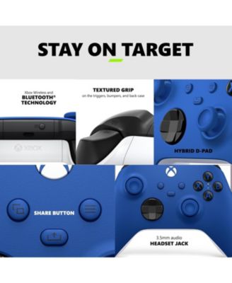 Wireless Controller for Xbox Series X|S, Xbox One, Windows PC, Android, and iOS - Shock Blue