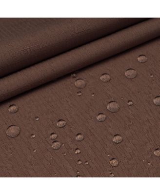 Slub Texture Shower Curtain with Snap-In Liner, and Sheer Window, 71"X74"