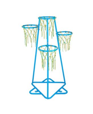 Kids Basketball Hoop, Adjustable Multi-Hoop Basketball Stand with 3 Balls for Indoor and Outdoor Play