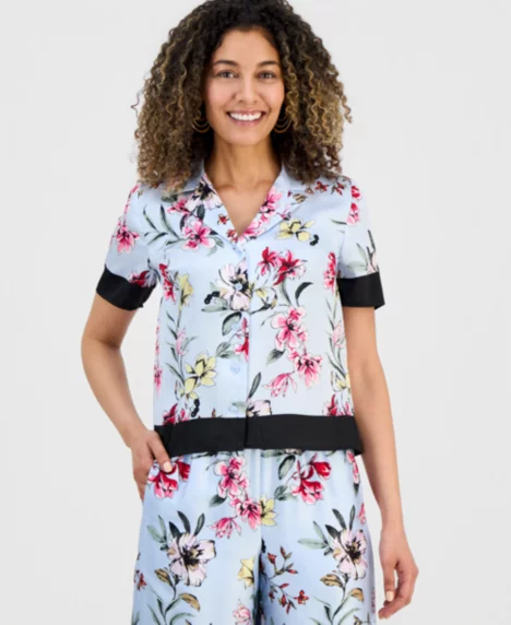 Petite Colorblocked Shirt - Seela Border