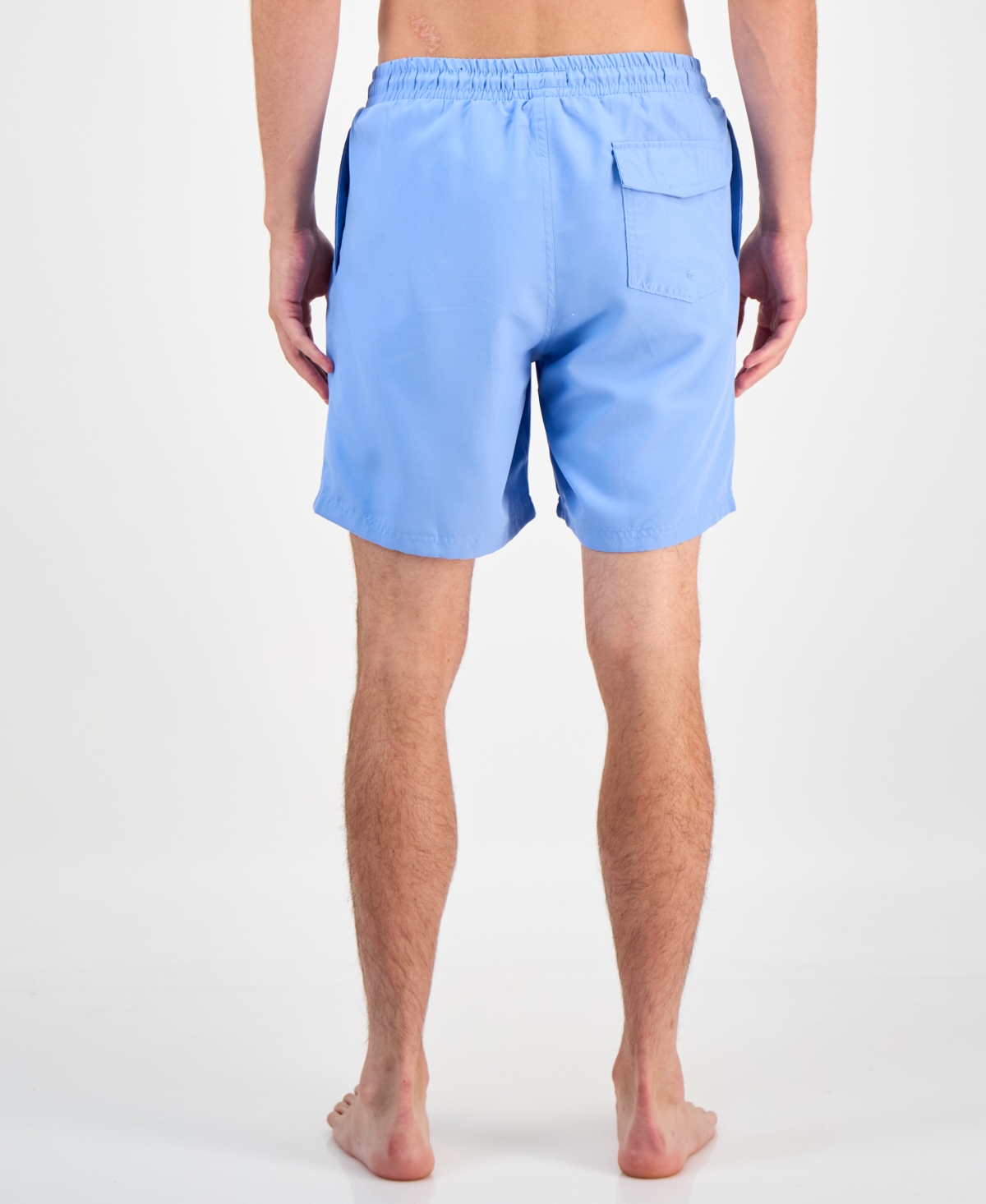 Club Room Men's Quick-Dry Performance Solid 7" Swim Trunks, Created for Macy's