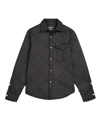 Men's Quilted Shirt Jacket