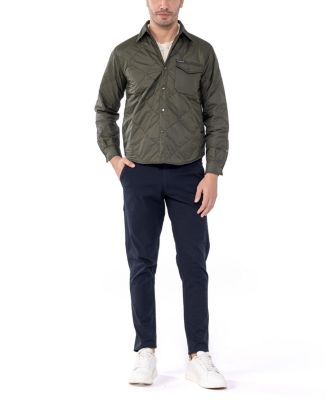 Men's Quilted Shirt Jacket