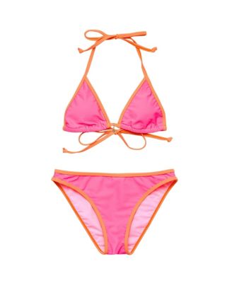 Big Girls Sunset Sorbet Teen Triangle Bikini