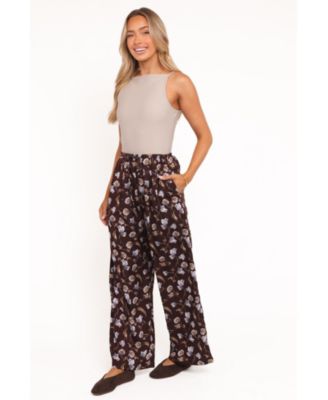 Women's Calantha Wide Leg Pants - Fall Floral