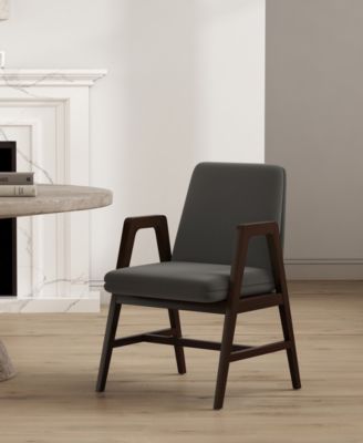 Stella Velvet Upholstered 23" Beech Wood Dining Armchair