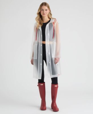 Women's Maxi Rubber Jacket