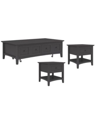 Furniture Hedworth Wood Rectangle 3-Pc. Tables Set