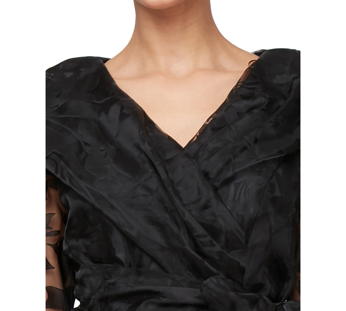 Alex Evenings Petite V-Neck Top