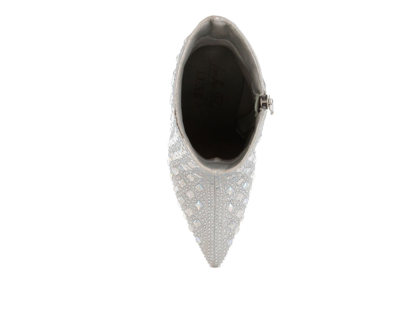 Женские ботинки London Rag Frostin Pointed Toe Rhinestones Stiletto, цвет: Серебряный — фото 5