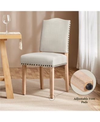 2PCS Upholstered Kitchen Chairs Dining Room Chairs