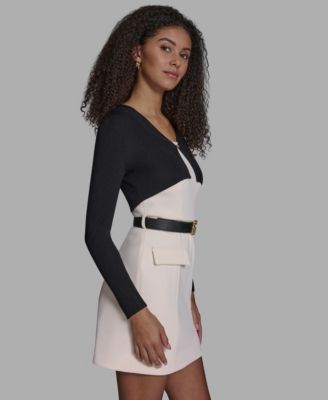 Women's Knit V-Neck Cropped Cardigan Sweater