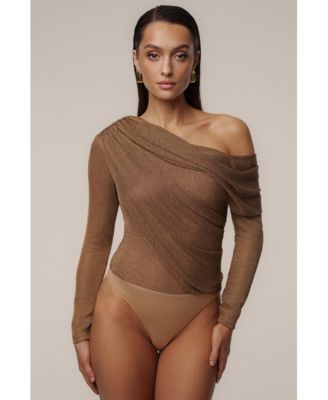 Women's Opulent Metallic Bodysuit