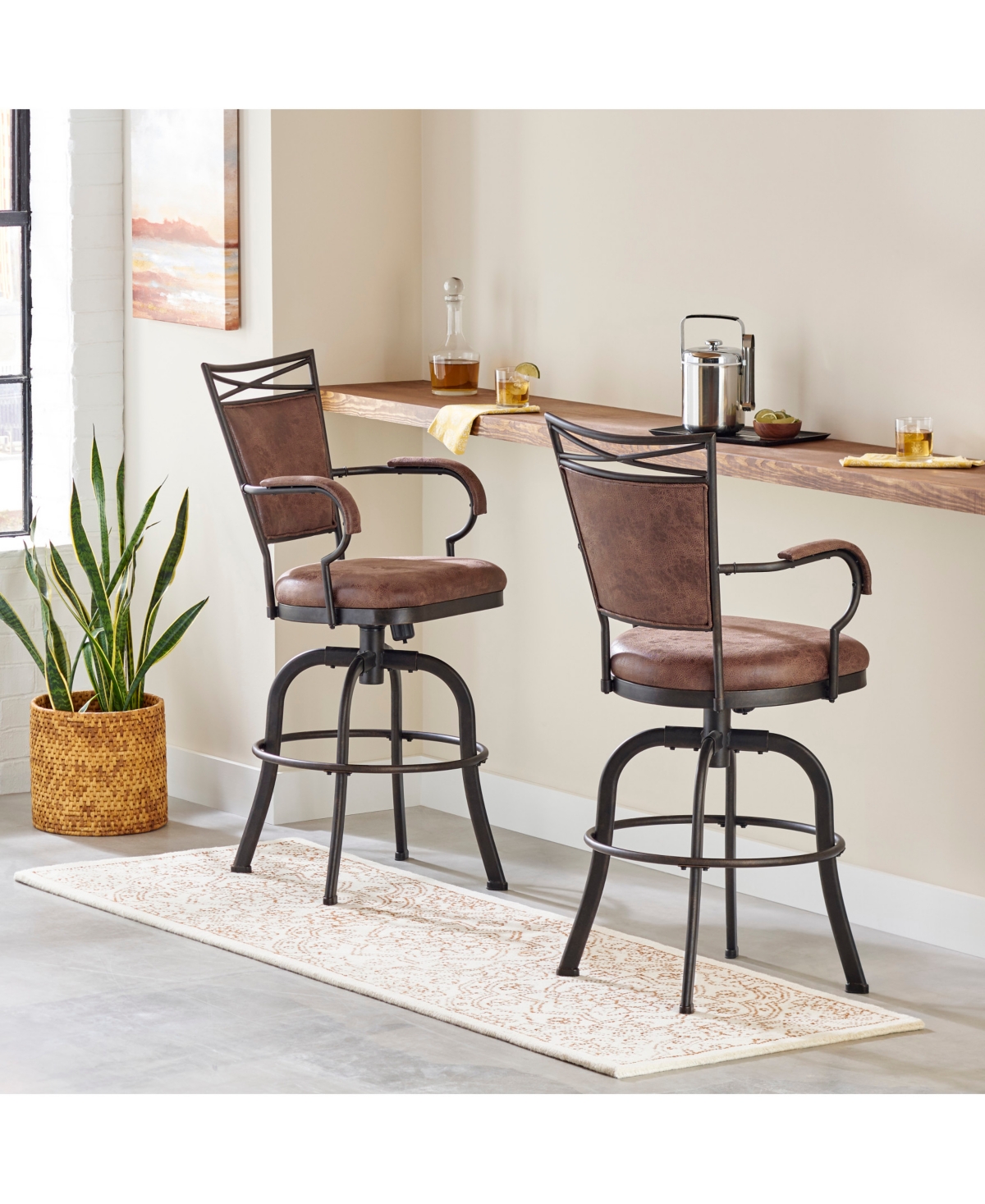 Bridgetown Bar Height Swivel Stool
