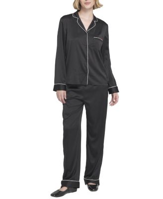 Women's Satin PJ Set Long Pajama