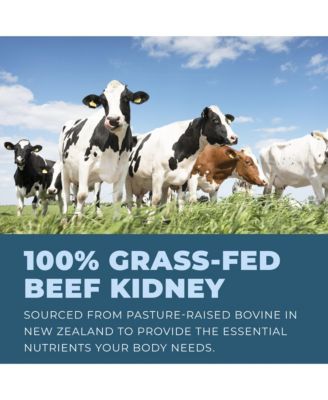 Grass Fed Beef Kidney Supplement, 180ct
