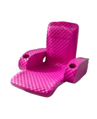 Folding Baja Chair Swimming Pool Float Armchair, Flamingo Pink