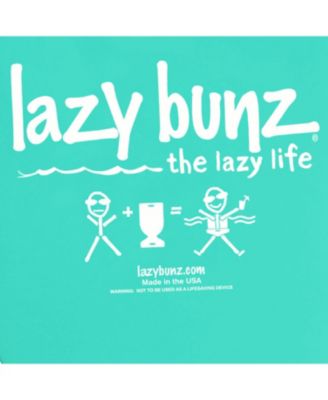 Lazy Bunz Foam Saddle Swimming Lounger Pool Float, Mint Green