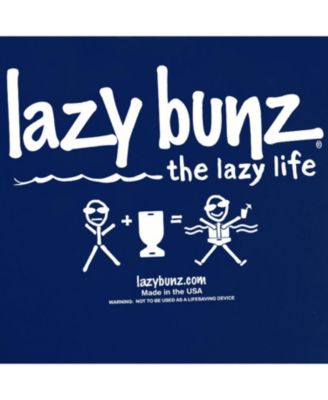 Lazy Bunz Foam Saddle Swimming Pool Lounger Float, Navy Blue