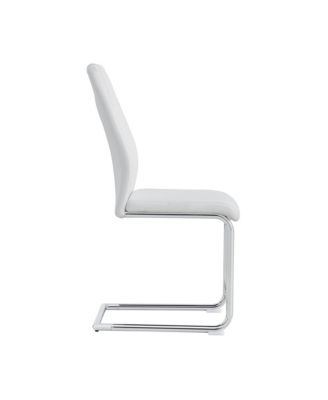 Streamdale Modern Faux Leather Dining Chairs (Set of 6)