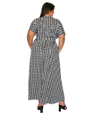 Plus Size Bellano Empire Waist Dress