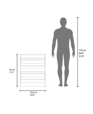 Ozzy Shoe Cabinet, 2 Tilt-Out Doors, Slim Design