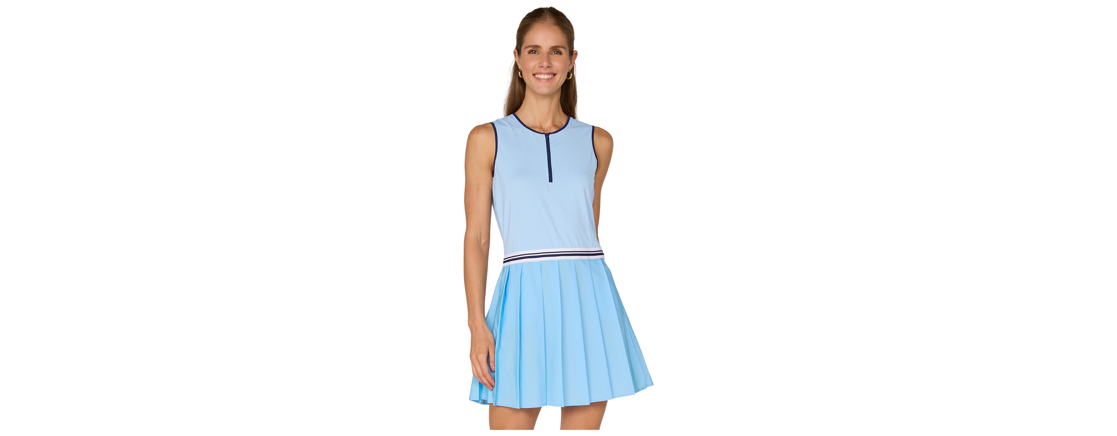 G Lifestyle Clothing Women's Quarter Zip Dress