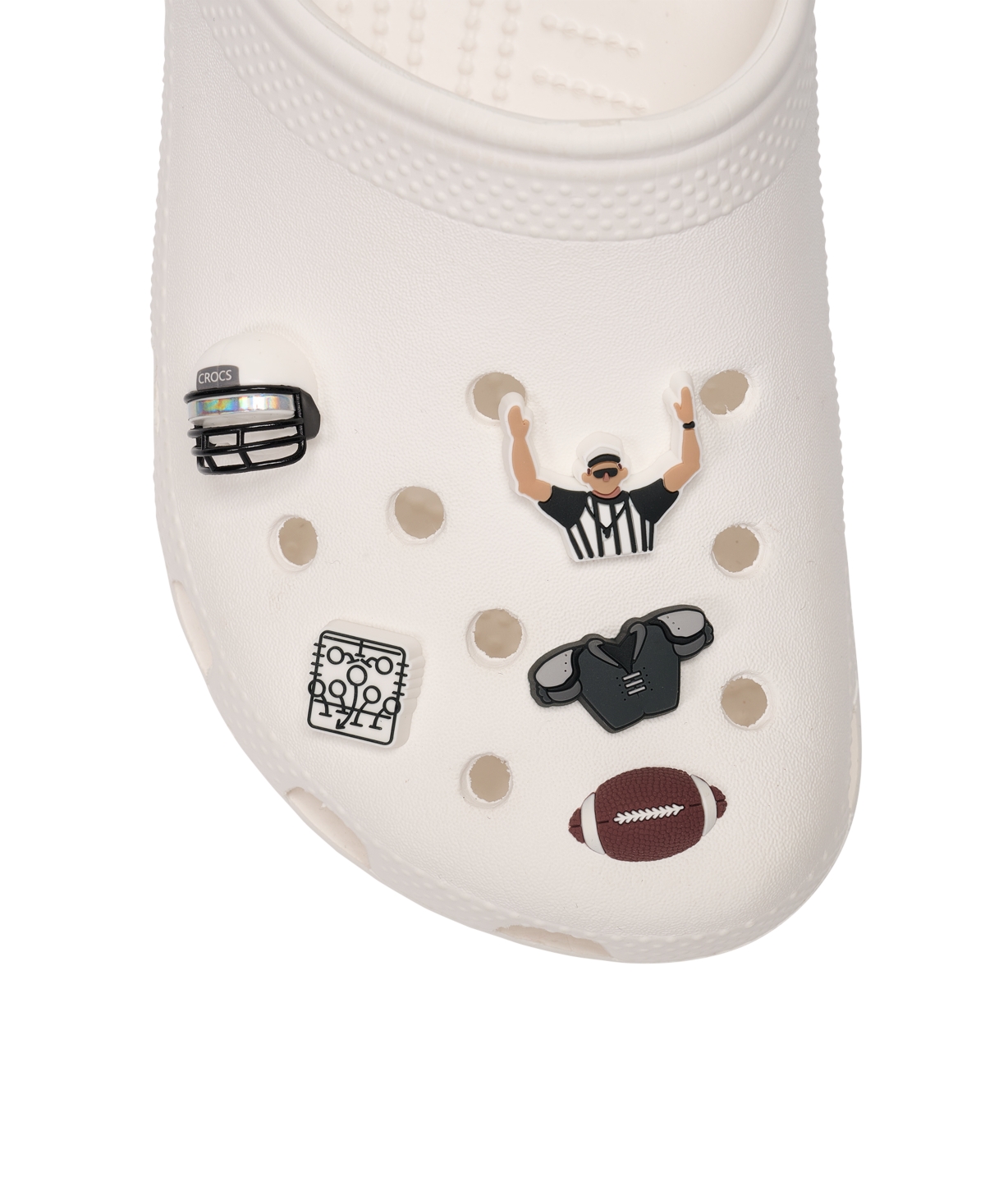 Crocs Jibbitz Football Team Charms (5-Pack) from Finish Line