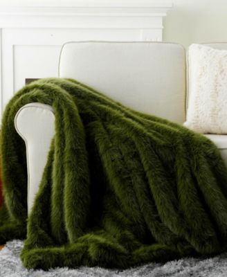 Lifestyle Faux Fur Throw, 60" x 80"