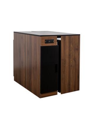 Extendable Dining Table with Outlet & Storage