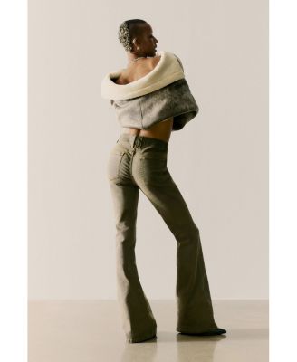 Women's FLARED LONG TROUSERS