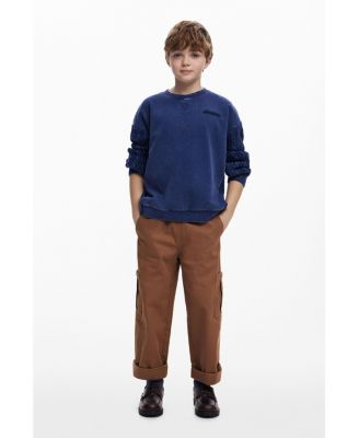 Boys Boys's Cable knit sleeve sweatshirt