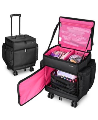 Rolling Nail Polish Organizer Manicure Storage Case Makeup Trolley