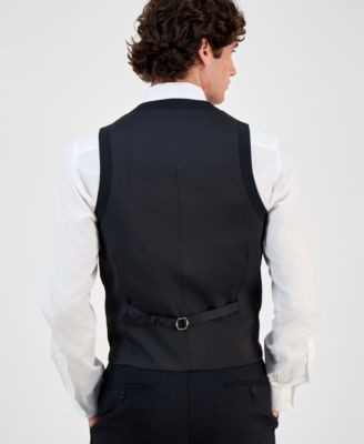 Men's Slim-Fit Faille-Trim Tuxedo Vest, Created for Macy's