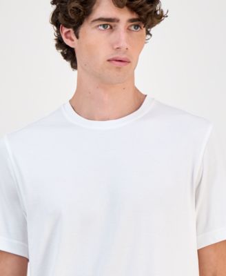 Men's Solid Supima Blend Crewneck T-Shirt, Created for Macy's 