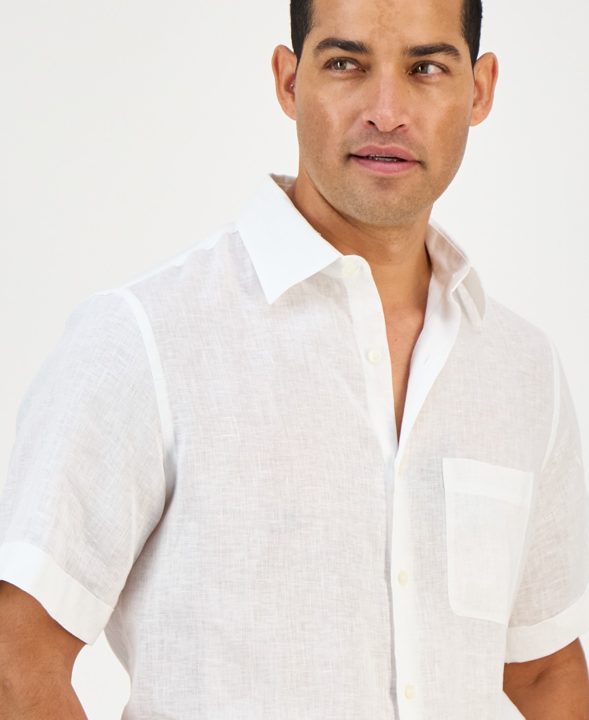Мужские Club Room Men's 100% Linen Shirt — фото 4