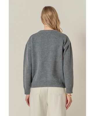 Women's Crewneck Statement Sweater