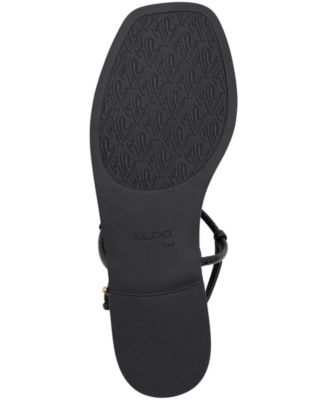 Women's Ebaeryn Square T-Strap Flat Sandals