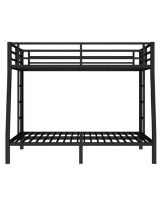 Metal Full XL over Queen Bunk Bed for Teens/Adults - Space-Saving, Noise Reduced
