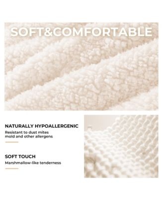 Twin Bed Frames Lamb Velvet Twin Beds Cute Platform Bed Frame for Girls, Boys,Sturdy Platform Bed