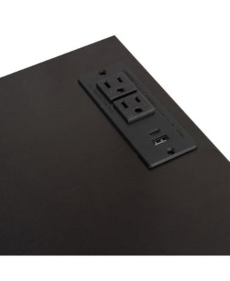 Streamdale Queen Wall Murphy Bed w/Hydraulic Storage, Sofa, Shelves, Drawers, LED/USB