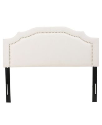 Streamdale Button-Accented Headboard with Iron Legs