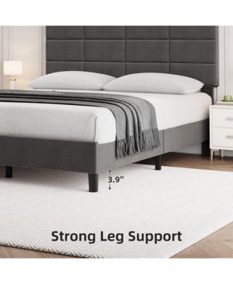 Easy Assembly King Size Bed Frame Space Saving, for Living Room, Guest Room - 24
