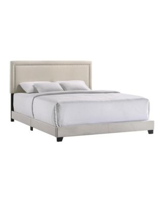 Zion King UPH Bed in Zion Fog Fabric