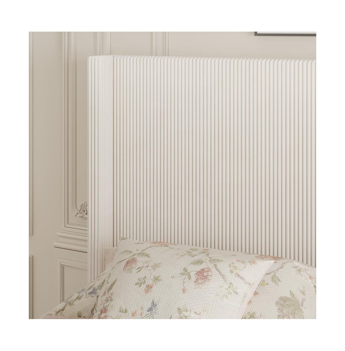 Gaomon + Upholstered Platform Bed [Thickness] Bookcase Headboard & 2 Storage Drawers [Bed