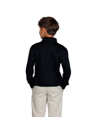 Boys Solid Modal Long Sleeve Polo Shirts
