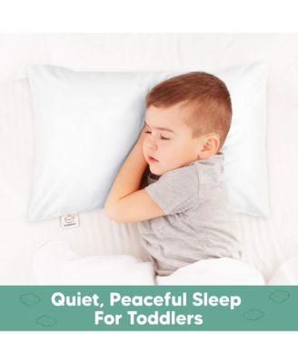 Toddler 2-Pack Waterproof Pillowcases for 13x18 Pillow, Soft Waterproof Pillow Protector Cover for Sleeping, Durable