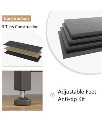 10-Drawer Modern Fabric Dresser for Bedroom, Large Storage Chest, 45" TV Stand, Living Room, Hallway Organizer